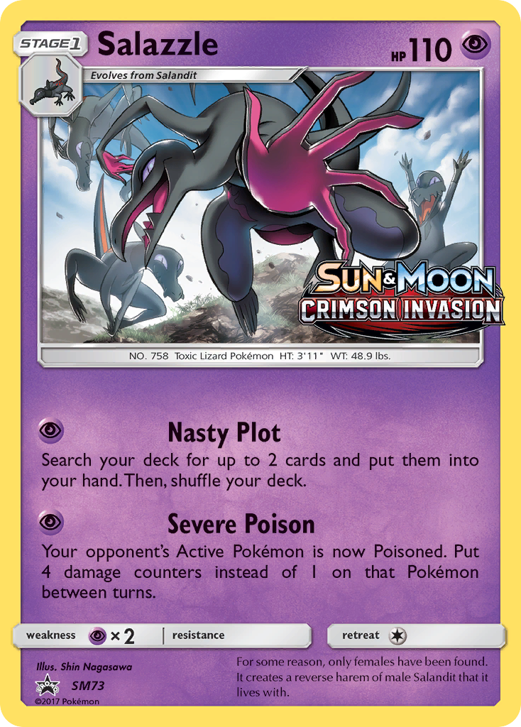 Salazzle - SM Black Star Promos - #SM73 - Pokemon TCG card