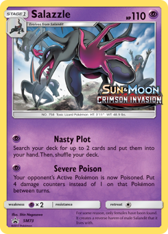 Salazzle #SM73 Salazzle - SM Black Star Promos - #SM73 - Pokemon TCG card