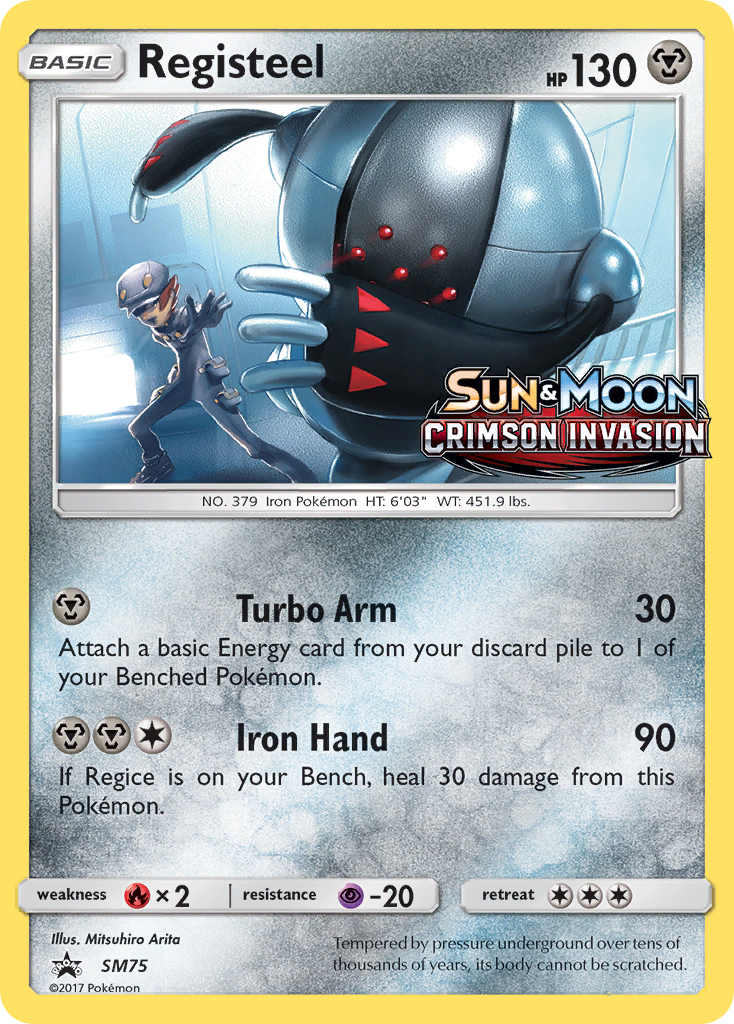 Registeel - SM Black Star Promos - #SM75 - Pokemon TCG card