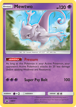 Mewtwo - SM Black Star Promos - #SM77 - Pokemon TCG card