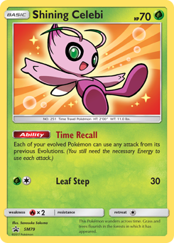 Shining Celebi - SM Black Star Promos - #SM79 - Pokemon TCG card