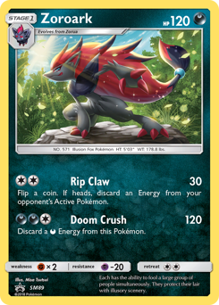 Zoroark - SM Black Star Promos - #SM89 - Pokemon TCG card