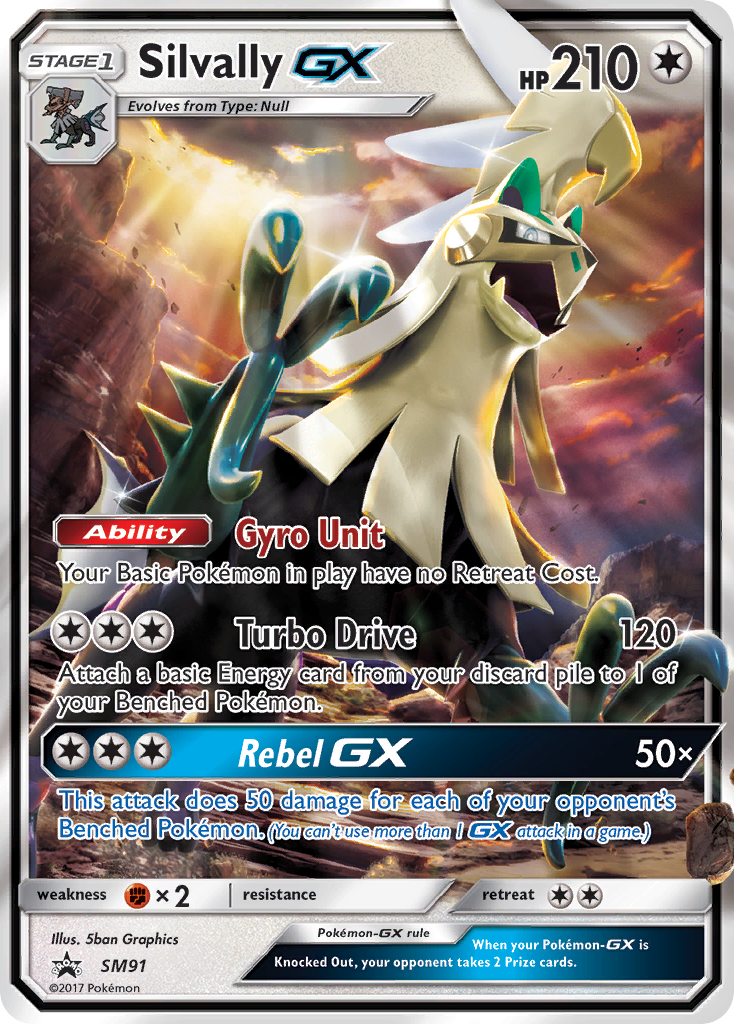Silvally-GX - SM Black Star Promos - #SM91 - Pokemon TCG card
