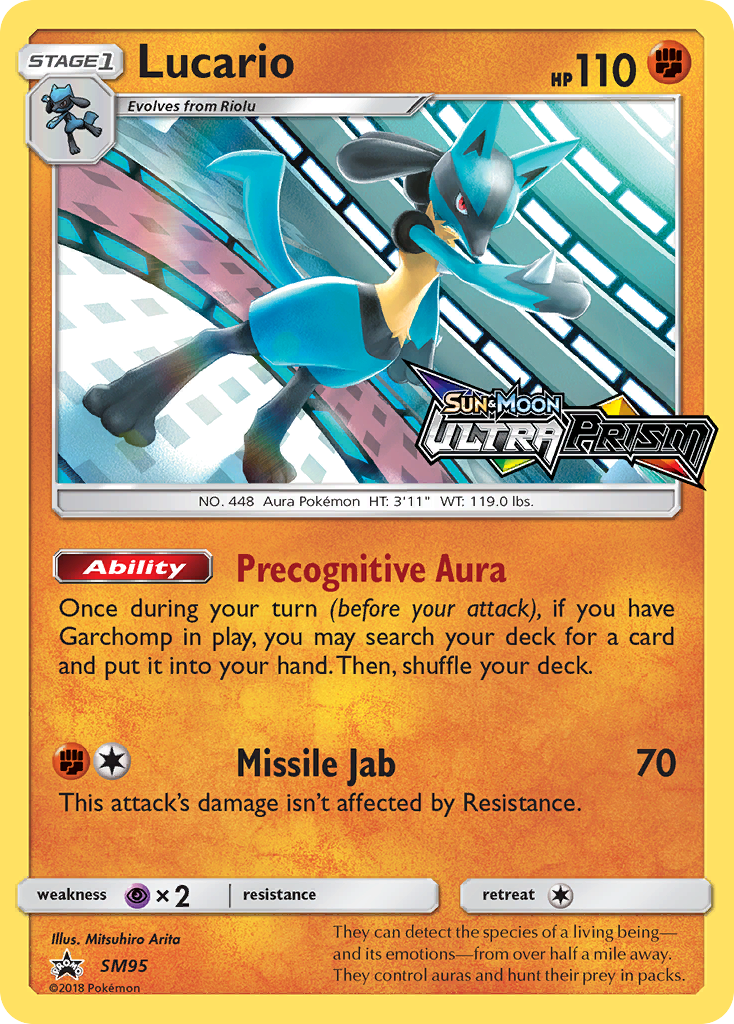 Lucario - SM Black Star Promos - #SM95 - Pokemon TCG card