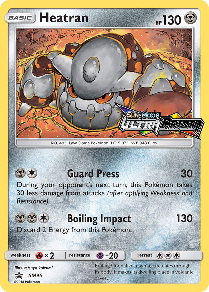 Heatran - SM Black Star Promos - #SM96 - Pokemon TCG card
