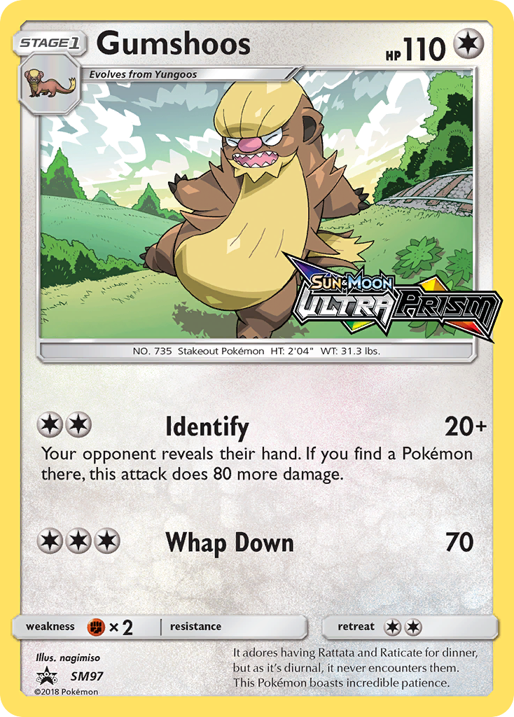 Gumshoos - SM Black Star Promos - #SM97 - Pokemon TCG card