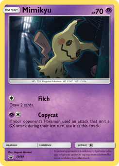 Mimikyu #SM99 Mimikyu - SM Black Star Promos - #SM99 - Pokemon TCG card