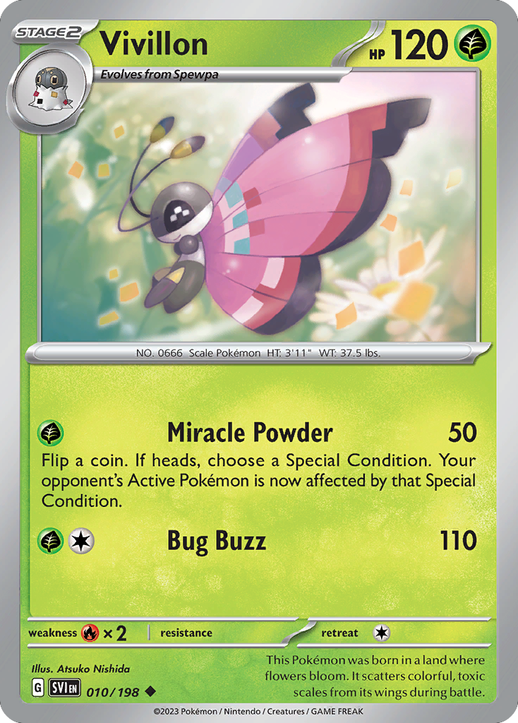 Vivillon - Scarlet & Violet - #10 - Pokemon TCG card