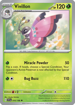 Vivillon - Scarlet & Violet - #10 - Pokemon TCG card