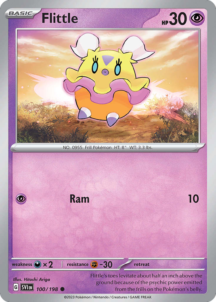 Flittle - Scarlet & Violet - #100 - Pokemon TCG card