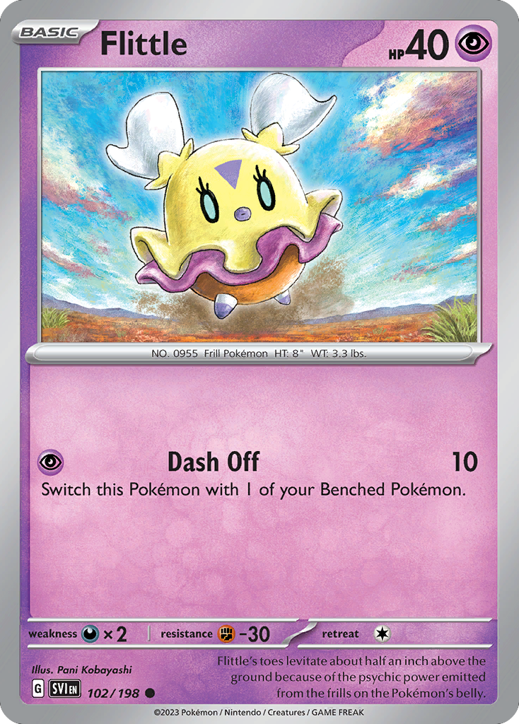 Flittle - Scarlet & Violet - #102 - Pokemon TCG card