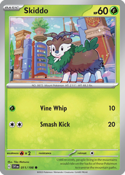 Skiddo #11 Skiddo - Scarlet & Violet - #11 - Pokemon TCG card