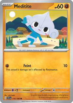 Meditite - Scarlet & Violet - #110 - Pokemon TCG card