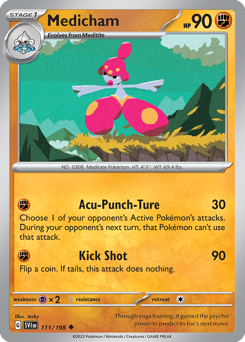 Medicham #111 Medicham - Scarlet & Violet - #111 - Pokemon TCG card