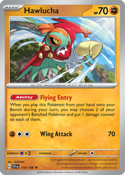 Hawlucha #118 Hawlucha - Scarlet & Violet - #118 - Pokemon TCG card