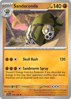 Sandaconda - Scarlet & Violet - #120 - Pokemon TCG card