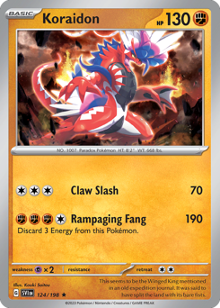 Koraidon #124 Koraidon - Scarlet & Violet - #124 - Pokemon TCG card