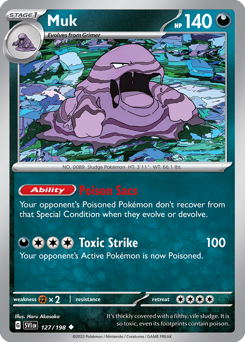 Muk - Scarlet & Violet - #127 - Pokemon TCG card