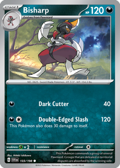 Bisharp #133 Bisharp - Scarlet & Violet - #133 - Pokemon TCG card