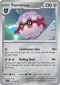 Forretress - Scarlet & Violet - #139 - Pokemon TCG card