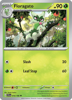 Floragato #14 Floragato - Scarlet & Violet - #14 - Pokemon TCG card
