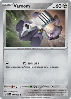Varoom - Scarlet & Violet - #140 - Pokemon TCG card