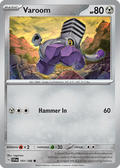 Varoom - Scarlet & Violet - #141 - Pokemon TCG card