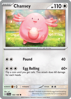 Chansey #144 Chansey - Scarlet & Violet - #144 - Pokemon TCG card