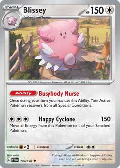 Blissey - Scarlet & Violet - #145 - Pokemon TCG card