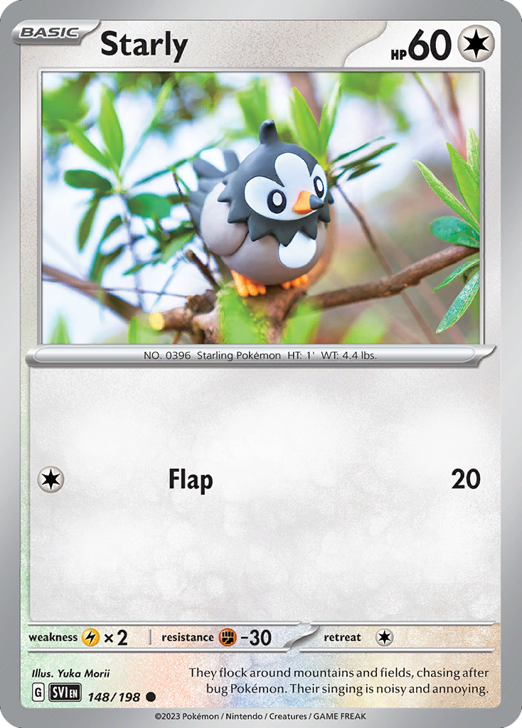 Starly - Scarlet & Violet - #148 - Pokemon TCG card