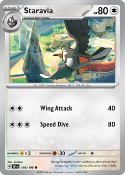 Staravia - Scarlet & Violet - #149 - Pokemon TCG card