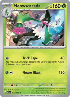 Meowscarada - Scarlet & Violet - #15 - Pokemon TCG card