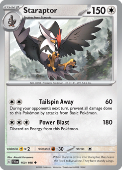 Staraptor #150 Staraptor - Scarlet & Violet - #150 - Pokemon TCG card