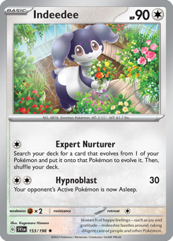 Indeedee #153 Indeedee - Scarlet & Violet - #153 - Pokemon TCG card