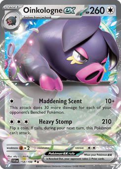 Oinkologne ex #158 Oinkologne ex - Scarlet & Violet - #158 - Pokemon TCG card