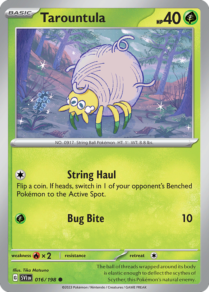 Tarountula - Scarlet & Violet - #16 - Pokemon TCG card