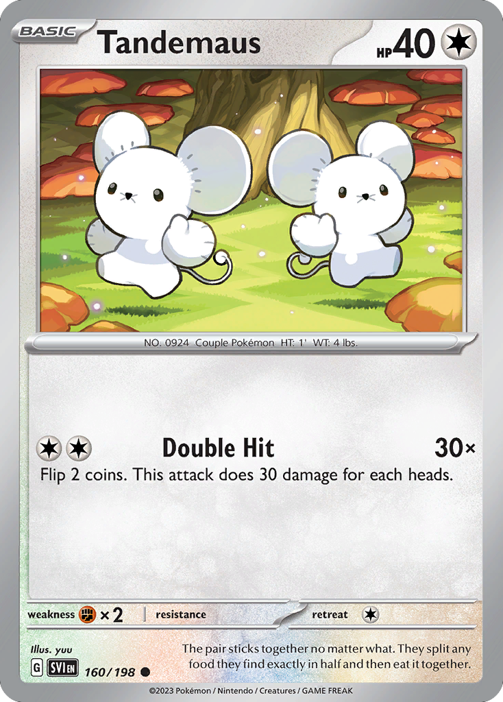 Tandemaus - Scarlet & Violet - #160 - Pokemon TCG card