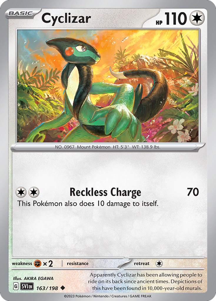 Cyclizar - Scarlet & Violet - #163 - Pokemon TCG card