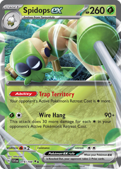 Spidops ex - Scarlet & Violet - #19 - Pokemon TCG card