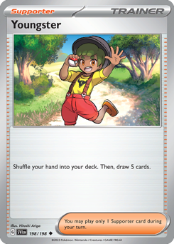 Youngster - Scarlet & Violet - #198 - Pokemon TCG card
