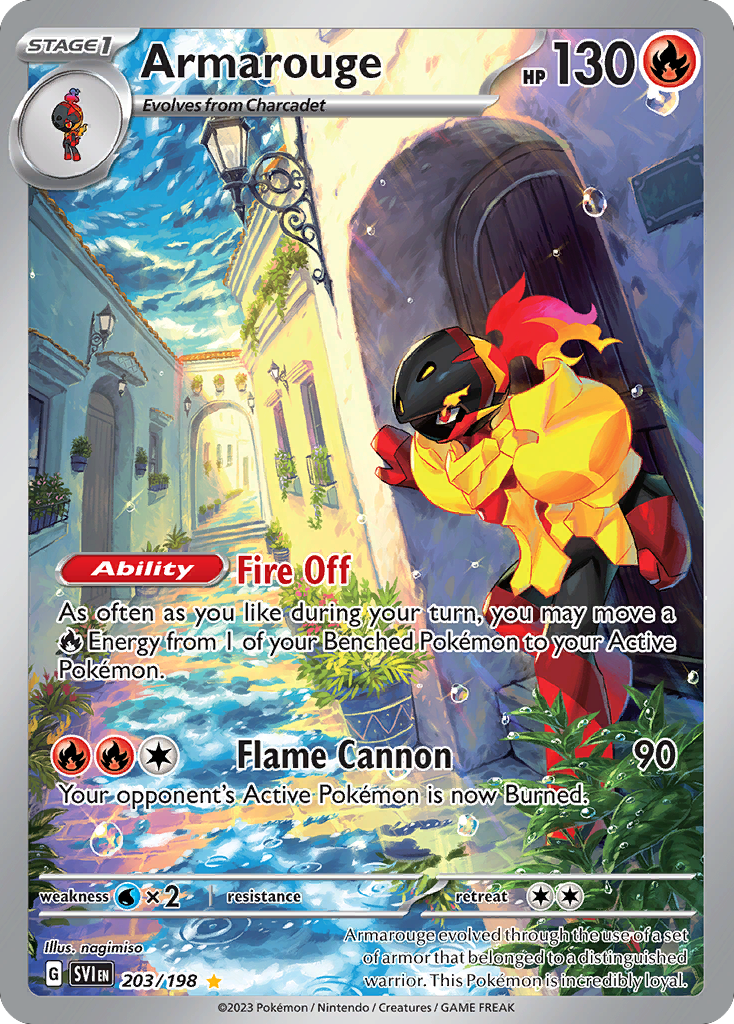 Armarouge - Scarlet & Violet - #203 - Pokemon TCG card