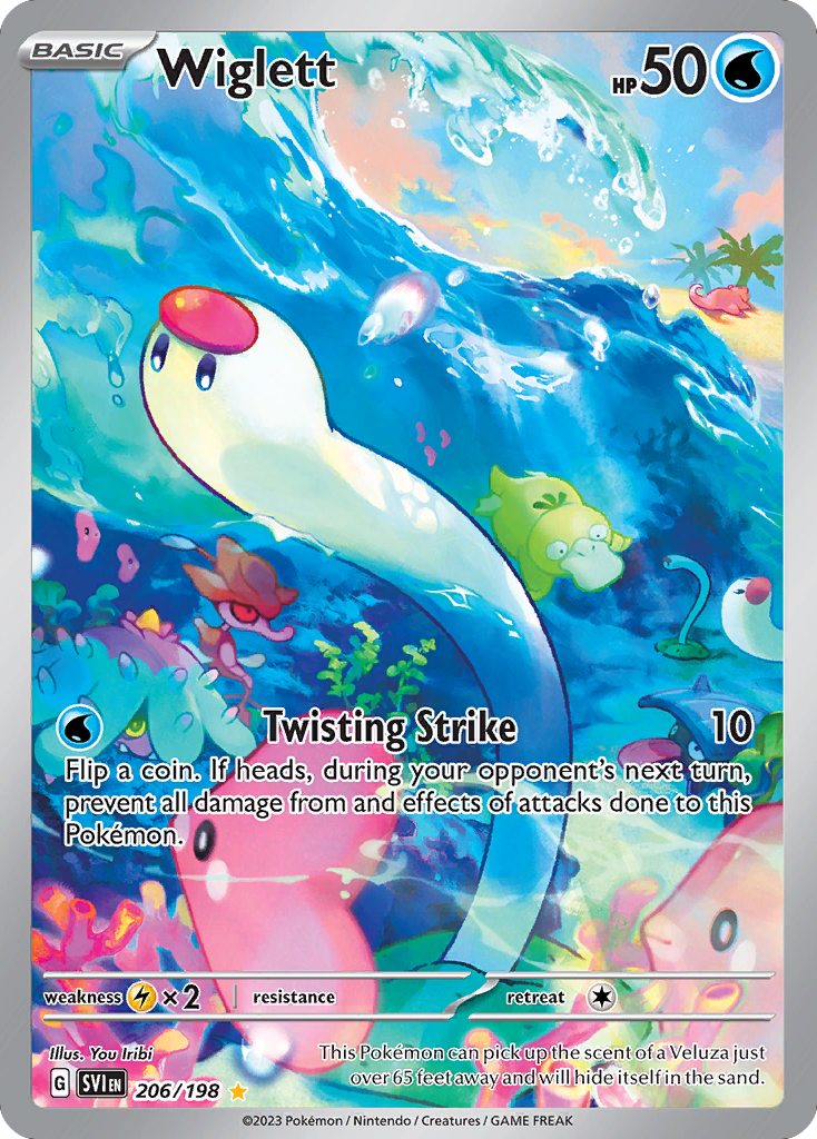 Wiglett - Scarlet & Violet - #206 - Pokemon TCG card