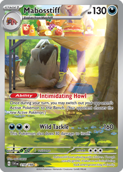 Mabosstiff #218 Mabosstiff - Scarlet & Violet - #218 - Pokemon TCG card