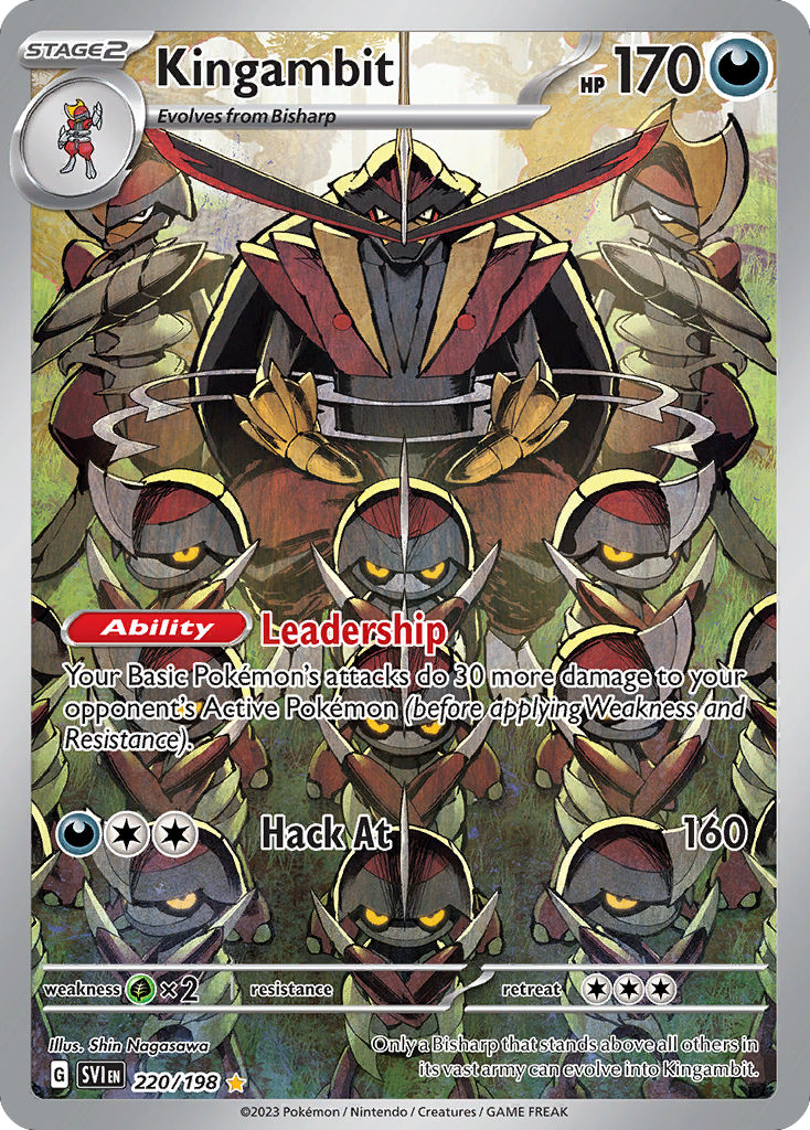 Kingambit - Scarlet & Violet - #220 - Pokemon TCG card