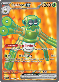 Spidops ex - Scarlet & Violet - #223 - Pokemon TCG card