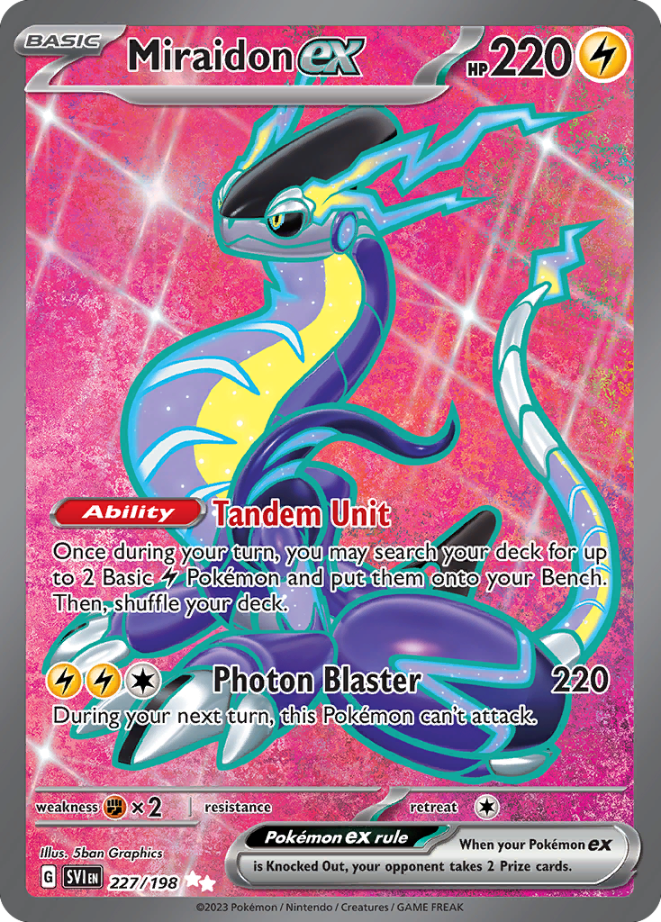 Miraidon ex - Scarlet & Violet - #227 - Pokemon TCG card