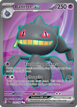 Banette ex #229 Banette ex - Scarlet & Violet - #229 - Pokemon TCG card