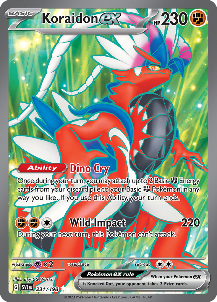 Koraidon ex - Scarlet & Violet - #231 - Pokemon TCG card