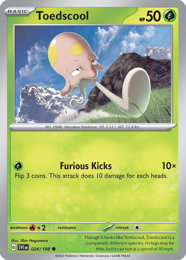 Toedscool - Scarlet & Violet - #24 - Pokemon TCG card