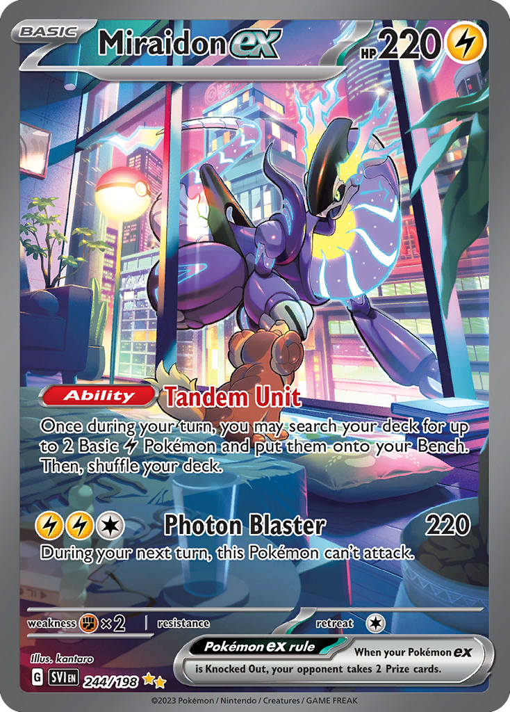 Miraidon ex - Scarlet & Violet - #244 - Pokemon TCG card